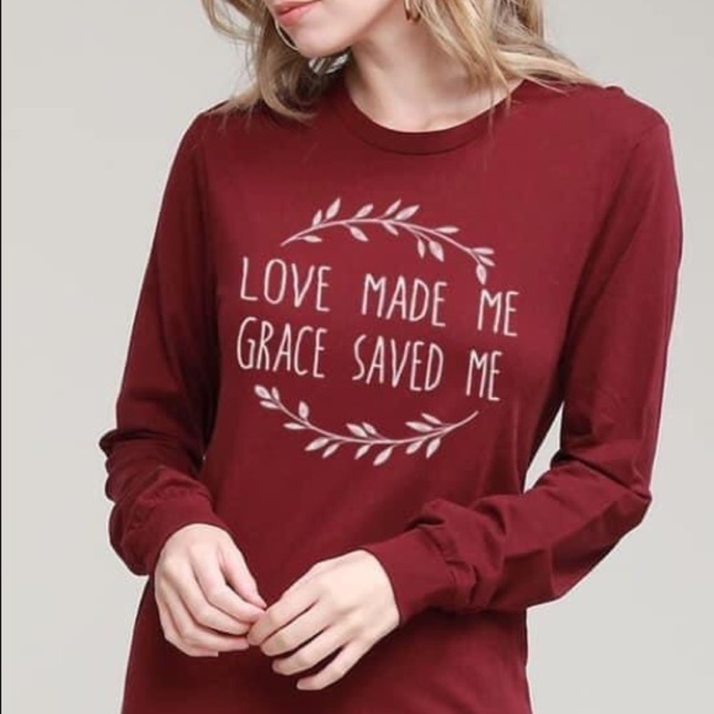 Long sleeve graphic tee